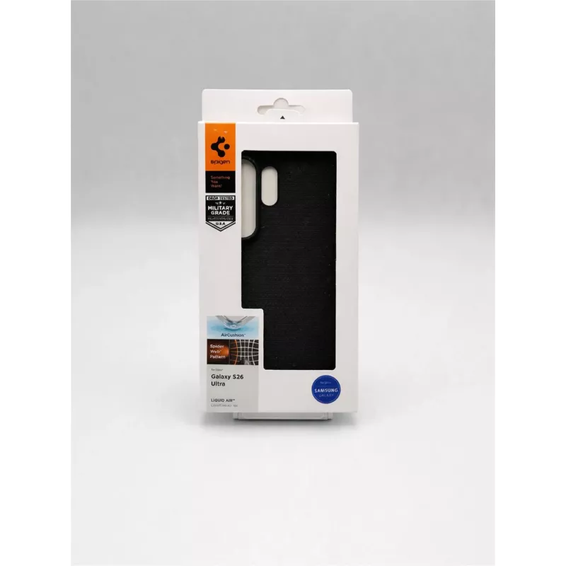 Capa Spigen Liquid Air para Samsung Galaxy S26 Ultra - preto