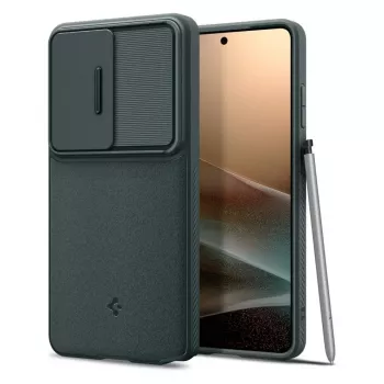 Capa Spigen Optik Armor Galaxy S26 Ultra Abyss Green