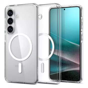 Capa SPIGEN ULTRA HYBRID MAG MAGSAFE GALAXY S26+ PLUS CLEAR/WHITE
