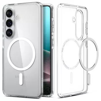Capa SPIGEN ULTRA HYBRID MAG MAGSAFE GALAXY S26+ PLUS CLEAR/WHITE