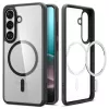 Spigen Ultra Hybrid Mag MagSafe Capa para Samsung Galaxy S26+, transparente/preta
