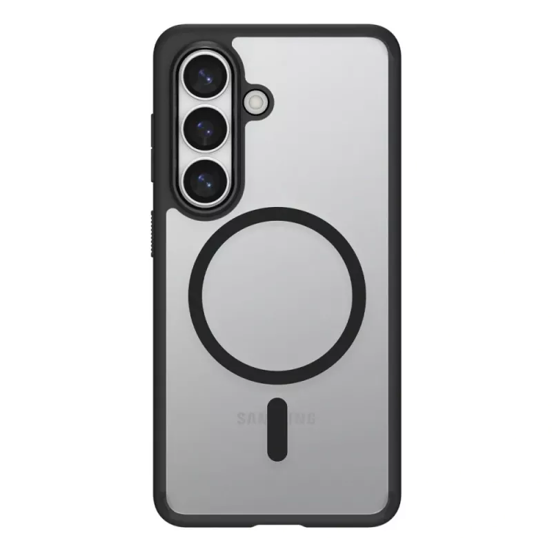 Spigen Ultra Hybrid Mag MagSafe Capa para Samsung Galaxy S26+, transparente/preta