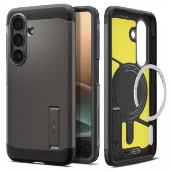 Capa Spigen Tough Armor Mag MagSafe para Samsung Galaxy S26+ - cinzento