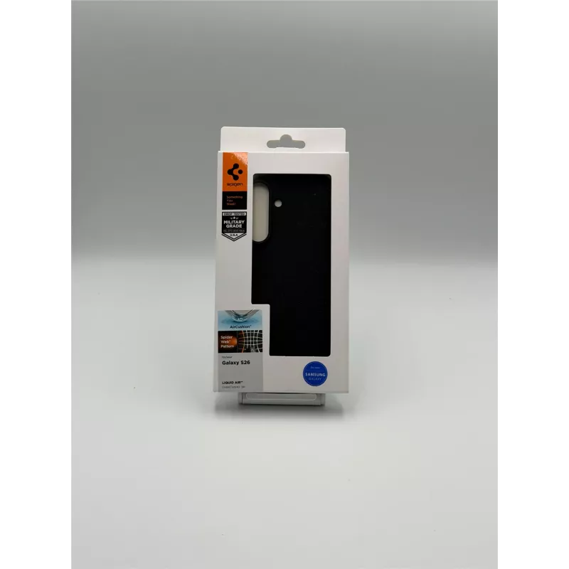 Capa SPIGEN LIQUID AIR GALAXY S26 MATTE BLACK