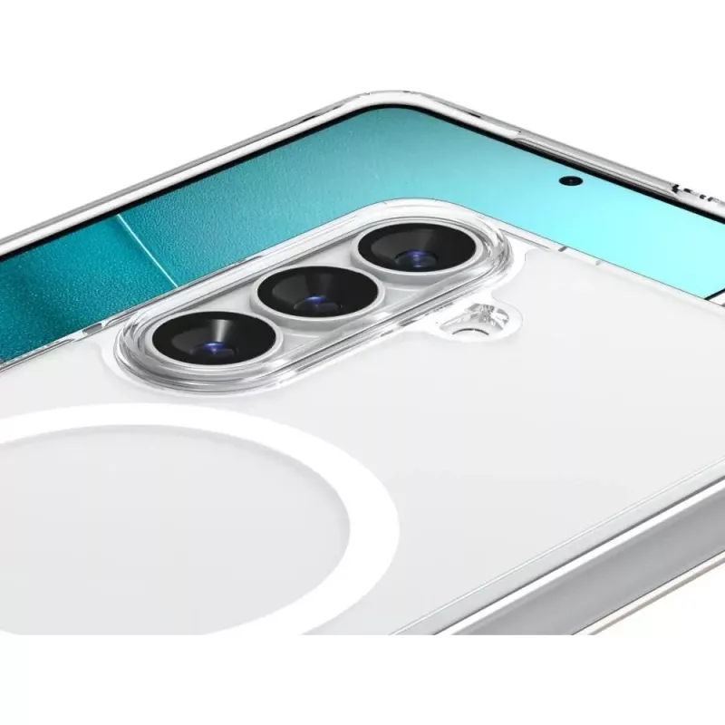 Spigen Ultra Hybrid Mag MagSafe Galaxy S26 transparente/branco