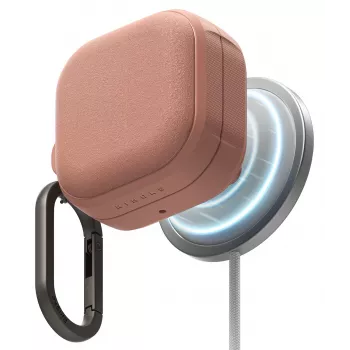 Ringke Onyx capa magnética MagSafe para Samsung Galaxy Buds 4 / 4 Pro - Constant Coral