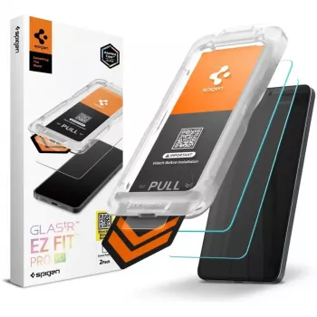 Spigen Glas.tR EZ Fit Pro AC HD protetor de ecrã em vidro temperado pack de 2 para Samsung Galaxy S26+ Plus transparente