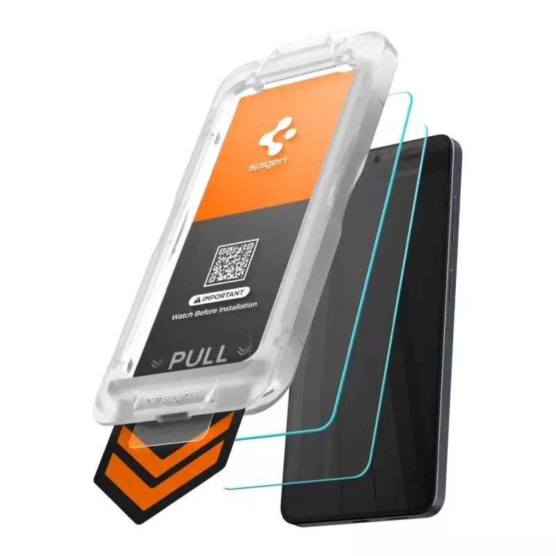 Spigen Glas.tR EZ Fit Pro AC HD protetor de ecrã em vidro temperado pack de 2 para Samsung Galaxy S26+ Plus transparente