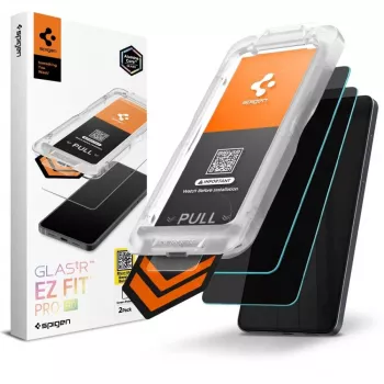 Spigen Glas.tR EZ Fit Pro AC HD protetor de ecrã de privacidade pack de 2 para Samsung Galaxy S26+ Plus