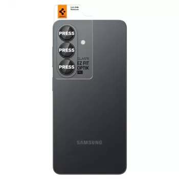 Spigen Optik Pro HD Glas.tR EZ Fit proteção da câmara pack de 2 para Samsung Galaxy S26+ - preto