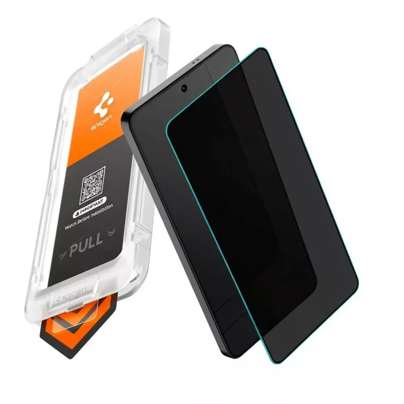Spigen Glas.TR EZ Fit Pro AC HD protetor de ecrã em vidro temperado para Samsung Galaxy S26 - preto