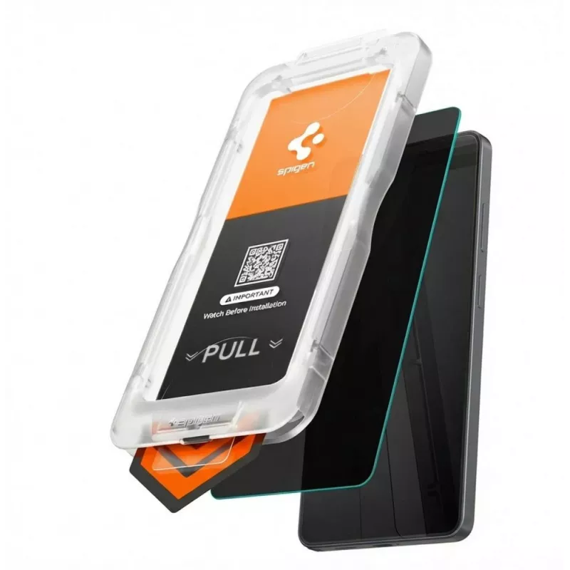 Spigen Glas.TR EZ Fit Pro AC HD protetor de ecrã em vidro temperado para Samsung Galaxy S26 - preto