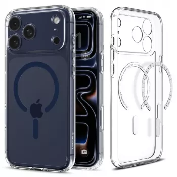 SPIGEN ULTRA HYBRID MAG MAGSAFE IPHONE 17 PRO transparente/azul-escuro