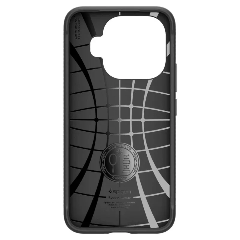 Spigen Rugged Armor Capa para Xiaomi 15T Pro, preta mate