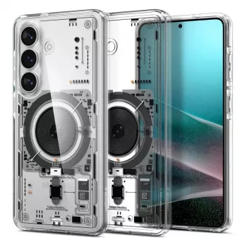 Spigen Ultra Hybrid Mag MagSafe capa para Samsung Galaxy S26+ Neo One - Transparente