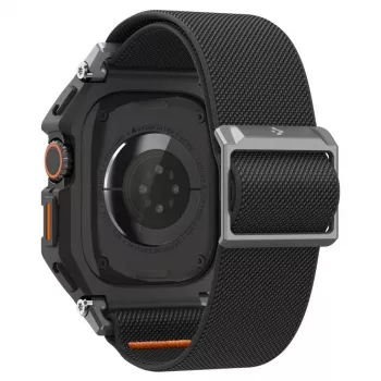 SPIGEN Lite Fit Pro e vidro temperado Apple Watch Ultra 1 / 2 / 3 (49 mm) preto mate