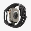 SPIGEN Liquid Air Pro e vidro temperado Apple Watch Ultra 1 / 2 / 3 (49 mm) preto