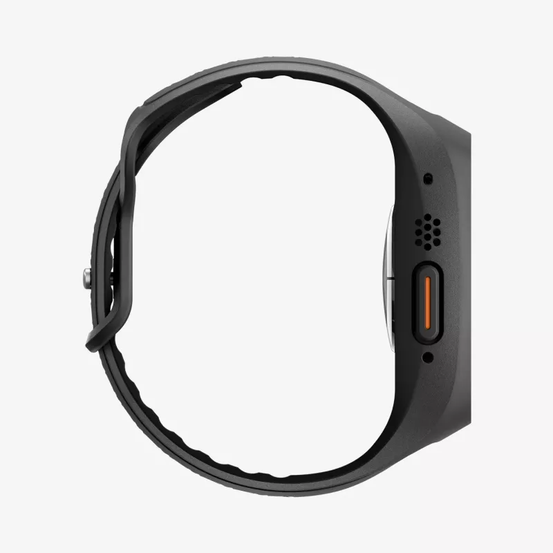 SPIGEN Liquid Air Pro e vidro temperado Apple Watch Ultra 1 / 2 / 3 (49 mm) preto