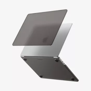 Spigen AirSkin capa rígida MacBook Air 13 M2-M5 2023-2026 Frost Black