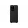 Samsung Galaxy S20 Ultra Parte Traseira de Pele Preta