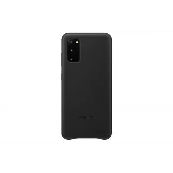 Samsung Galaxy S20 Capa de Pele Preta