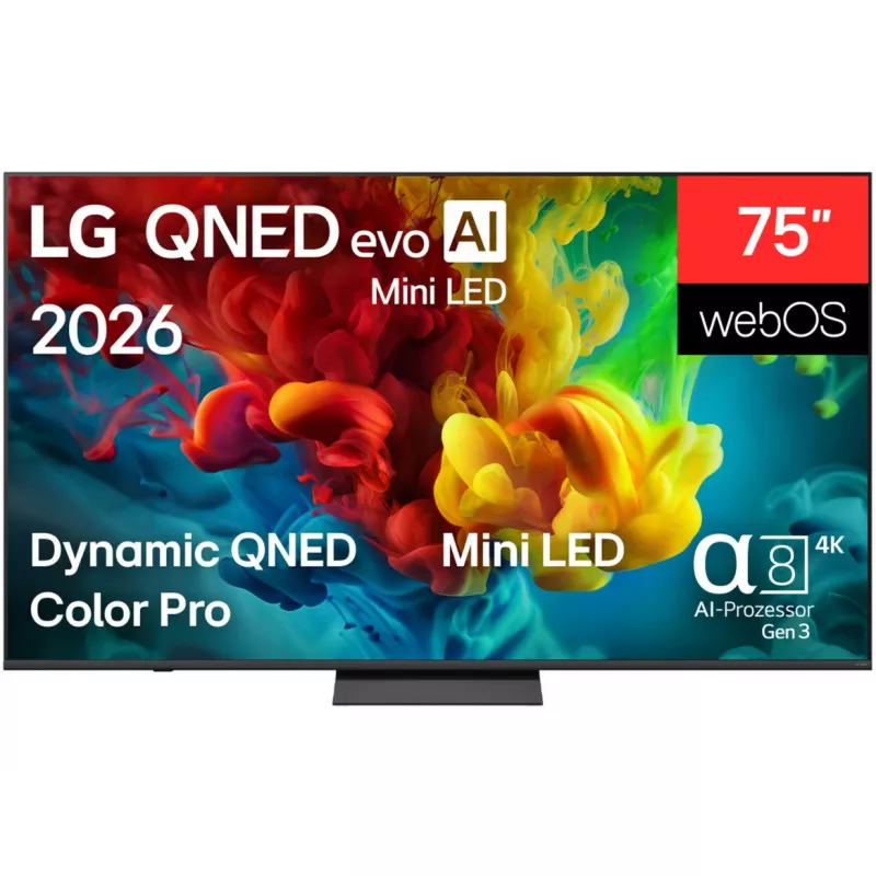 TV LG 75QNED83B6A 75 polegadas QNED MiniLED 4K Smart (2024)