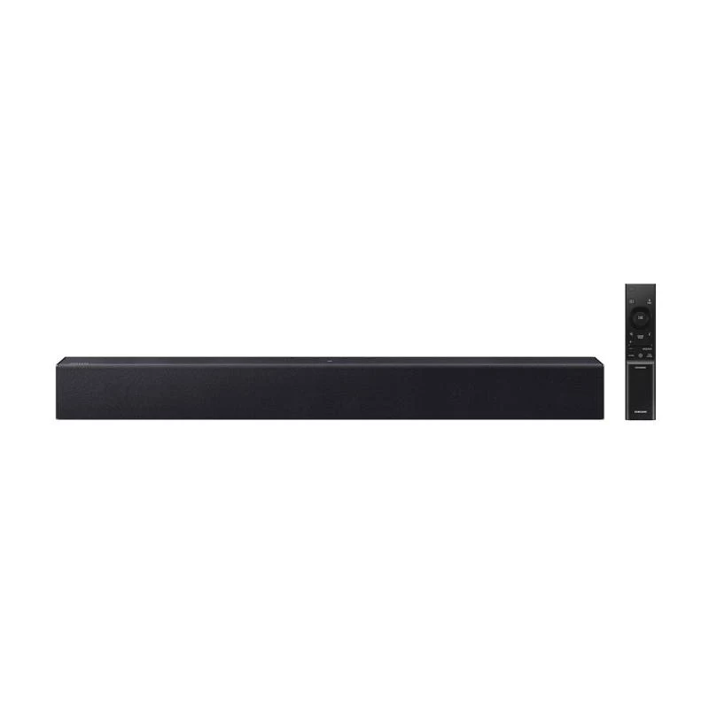 Barra de som Samsung HW-B400F/EN 2.1 canais com subwoofer sem fios, 300 W, Bluetooth, preto