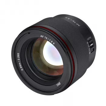 Samyang AF 75mm f/1.8 FE objetiva para Fujifilm X