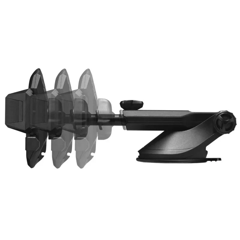 Spigen Car Mount Holder TS35 Kuel Series - Suporte Universal para Smartphone com Ventosa, Braço Telescópico, Rotação 360°, Preto
