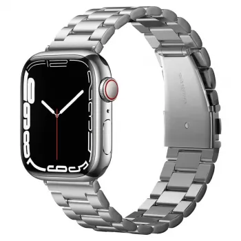 Spigen Modern Fit Link Bracelet para Apple Watch 42/44/45/49mm - Prateado
