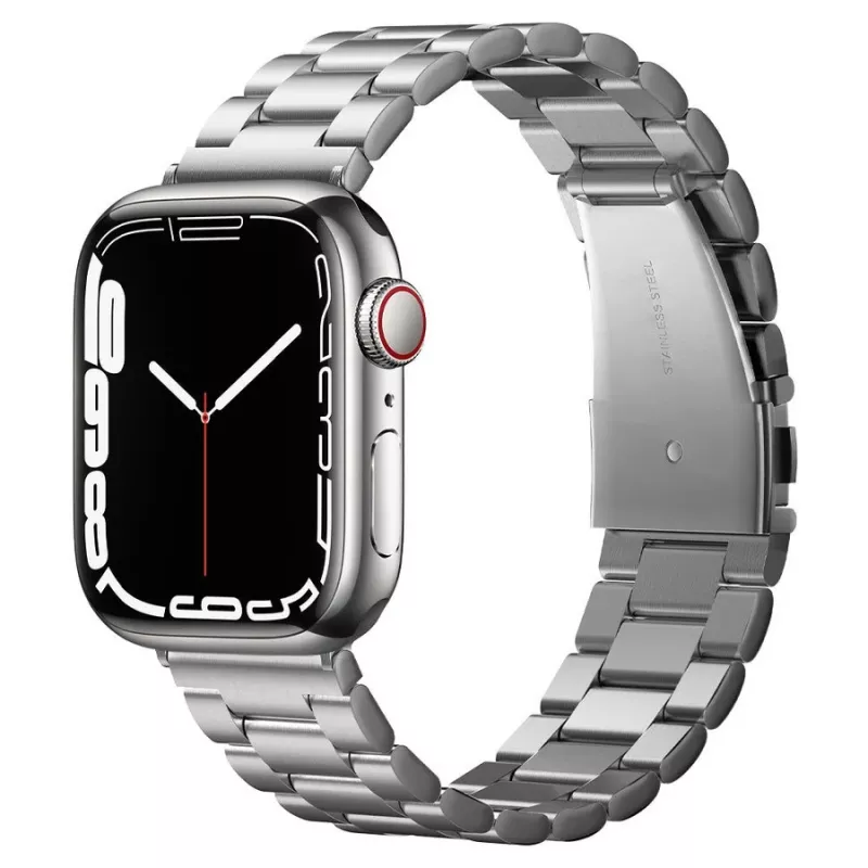 Spigen Modern Fit Link Bracelet para Apple Watch 42/44/45/49mm - Prateado