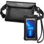 Spigen A621 Capa Universal Impermeável e Bolsa de Cintura Preto