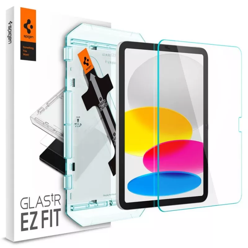Spigen Glas.tR EZ Fit Película Protetora de Ecrã para Apple iPad 10,9 polegadas (10.ª Geração, 2022) - Vidro Temperado