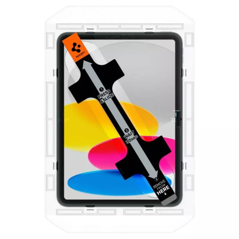 Spigen Glas.tR EZ Fit Película Protetora de Ecrã para Apple iPad 10,9 polegadas (10.ª Geração, 2022) - Vidro Temperado