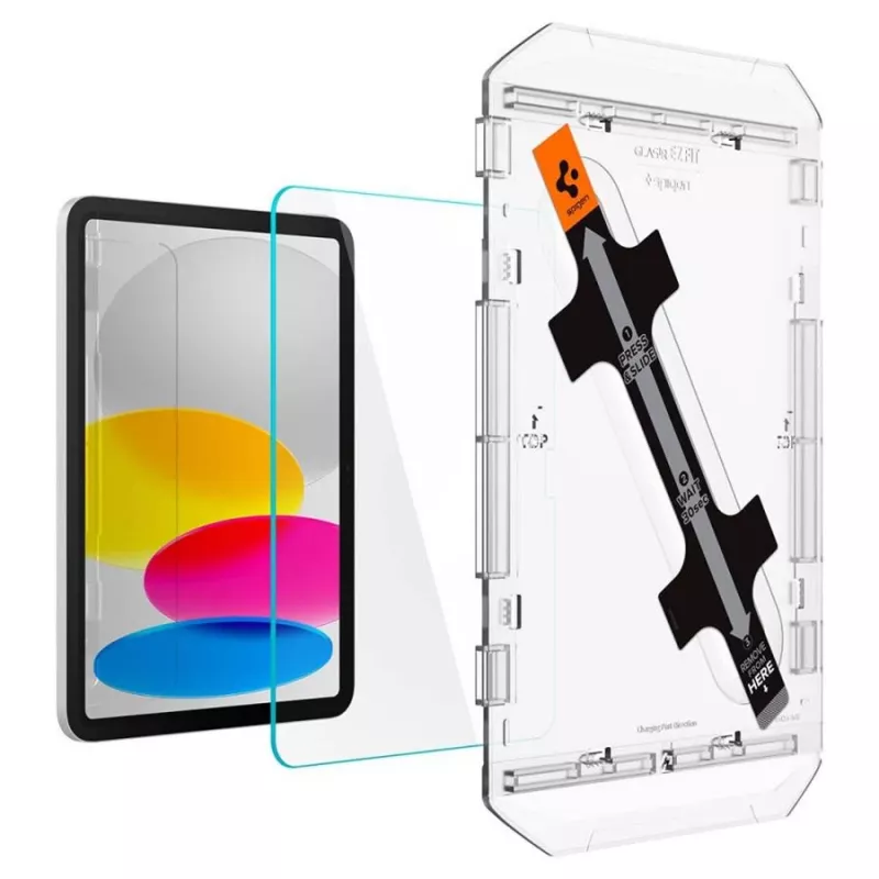 Spigen Glas.tR EZ Fit Película Protetora de Ecrã para Apple iPad 10,9 polegadas (10.ª Geração, 2022) - Vidro Temperado