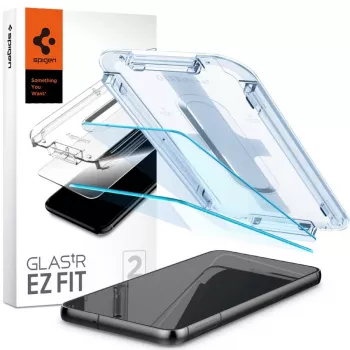 Spigen Glas.tR EZ Fit Película de Vidro Temperado para Samsung Galaxy S23 (pack de 2) Transparente