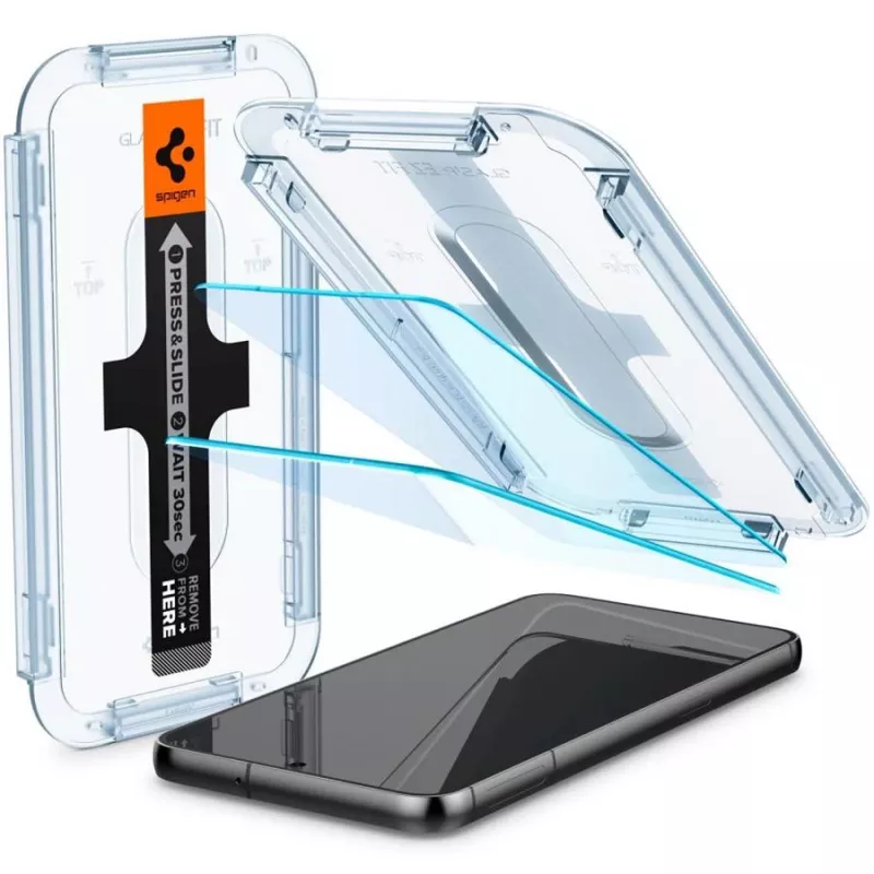 Spigen Glas.tR EZ Fit Película de Vidro Temperado para Samsung Galaxy S23 (pack de 2) Transparente