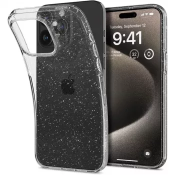 Capa Spigen Liquid Crystal iPhone 15 Pro Max Glitter Crystal