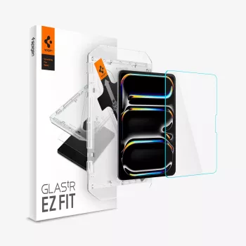 Spigen iPad Pro 11 inch 2024 Glas.tR EZ Fit Película de Proteção de Ecrã em Vidro Temperado