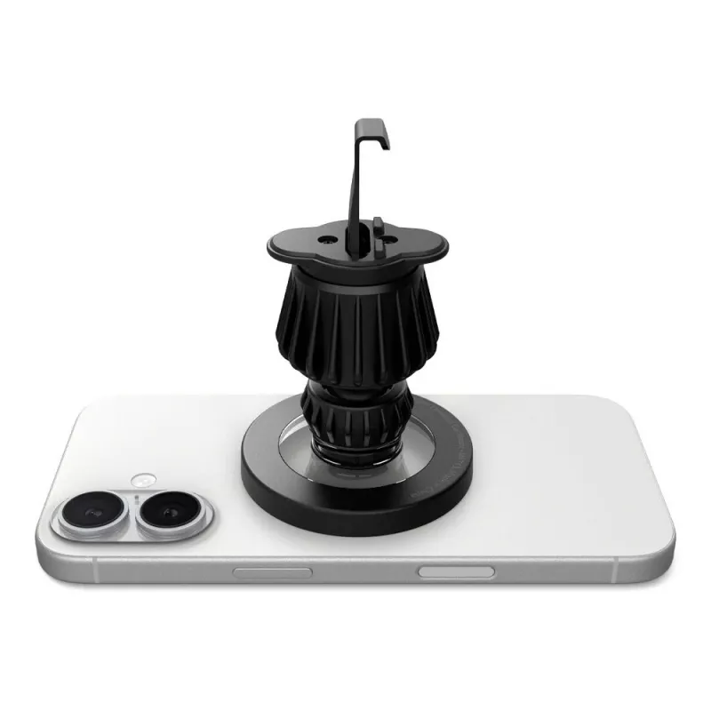 SPIGEN MFT13 suporte magnético MagSafe para automóvel para painel e grelha de ventilação, prateado