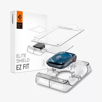 Spigen Elite Shield EZ Fit Pack de 2 Película de Proteção de Ecrã para Apple Watch 42mm Transparente
