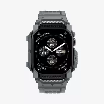 SPIGEN RUGGED ARMOR PRO APPLE WATCH 10 / 11 (46 MM) CINZENTO ESCURO