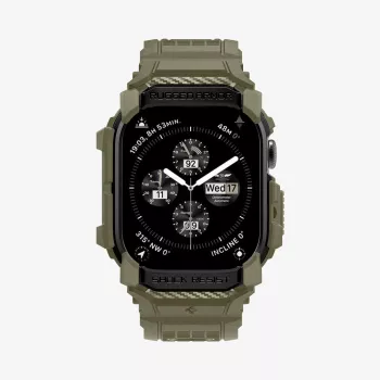 SPIGEN Rugged Armor Pro para Apple Watch 10 / 11 (46 mm) Vintage Khaki