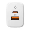 Carregador de rede SPIGEN ESSENTIAL EE202EU 2-PORT 20W branco