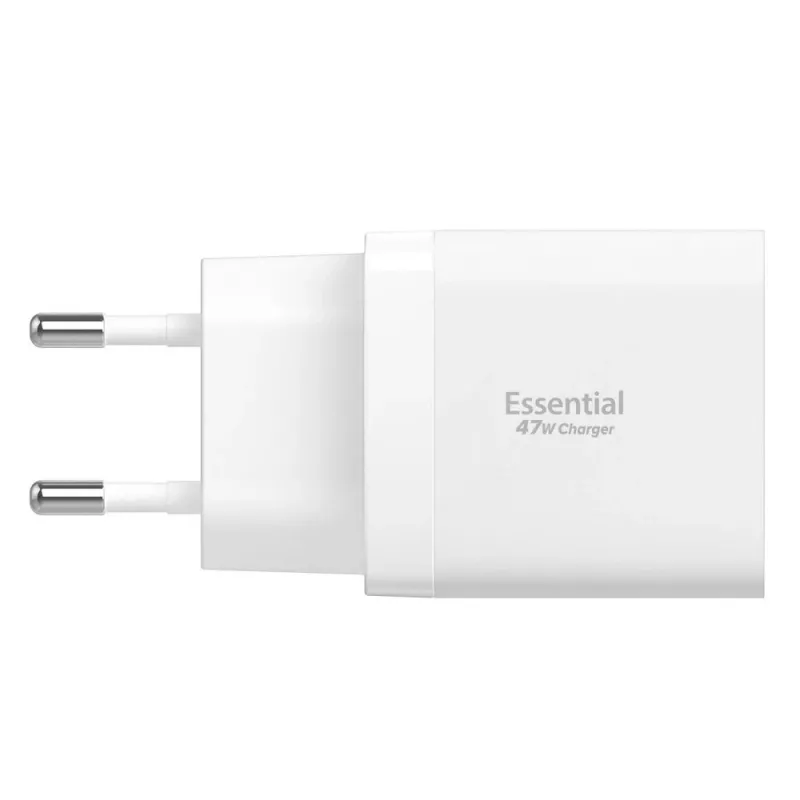 SPIGEN ESSENTIAL EE472EU Carregador de Rede 2 Portas 47W Branco