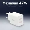 SPIGEN ESSENTIAL EE472EU Carregador de Rede 2 Portas 47W Branco