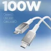 Spigen Essential cabo USB-C para USB-C 100W 1m branco