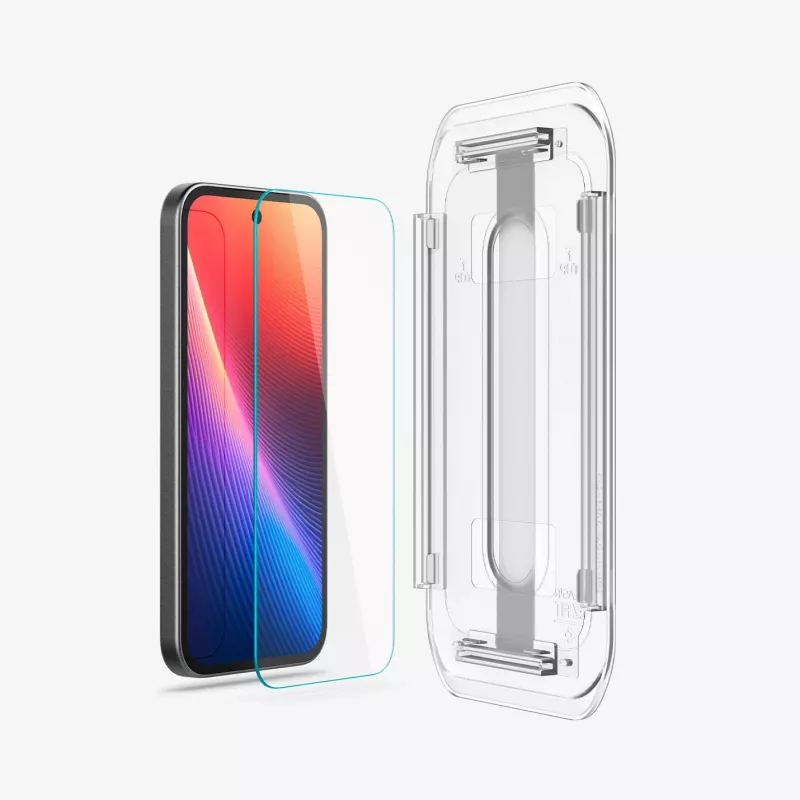 Spigen Glas.tR EZ Fit película protetora de ecrã 2-pack para Google Pixel 9a, transparente