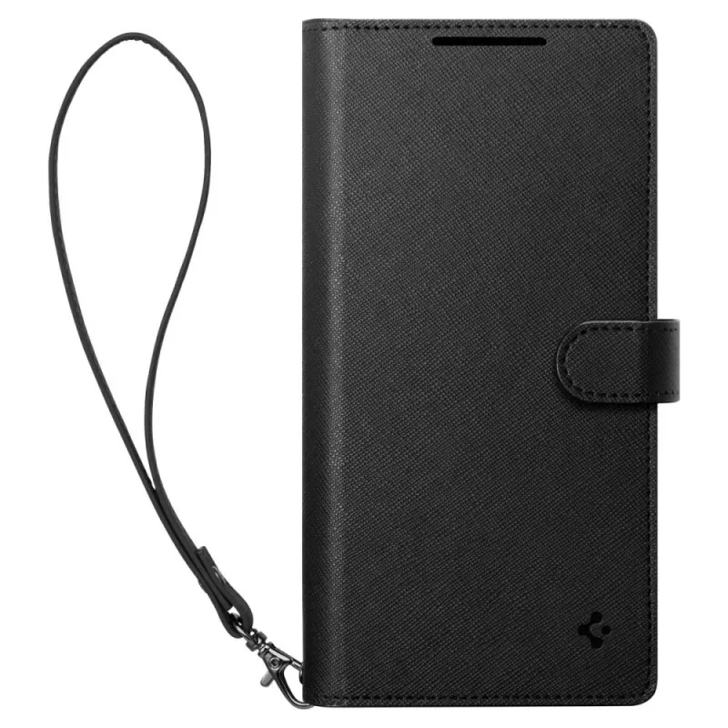 SPIGEN Wallet S capa para Samsung Galaxy S25+ Plus preto