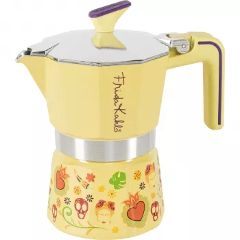 Pedrini 3TZ Frida Kahlo Cafeteira Italiana, Amarelo (02CF161)